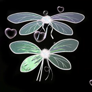 ชุดชุดประโปรงแต่งปีกและอุปกรณ์จัดงานปาร์ตี้วันเกิดผีเสื้อผีเสื้อนางฟ้าปีกพับได้ปีกนางฟ้าฮาโลวีนสำหรับเด็กผู้ใหญ่