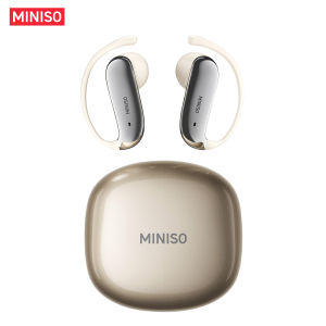 MINISO MS218 Open Ear Hook Wireless Bluetooth Earphones 6.0 Sports Earbuds AI Translation 135 Languages 7 Translation Modes Intelligent Noise Reduction Smart Touch IPX5 Waterproof Long Battery Life HiFi Deep Bass Starlight Texture Charging Case Low Latenc