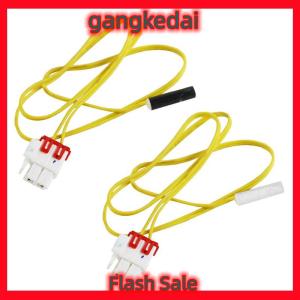 Gangke 2Pcs Fridge Refrigerator Defrosting Sensor Temperature 5k Probe For RS2533VK XAA
