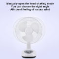 Jiditech Solar Electric Fan Rechargeable Fan With Panel 12"Solar Electricfan With Emergency Light. 