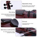 Simulated Violin Music Practice Violin for Beginners Violin Kit Musical Instrument Exquisite Workmanship Performance Props Gifts Adjustable Strings. 