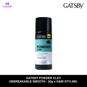 GATSBY Powder Clay Unbreakable Smooth 20g | 10g  Unbreakable Smooth | Penata Rambut tipe serbuk yang sangat ringan