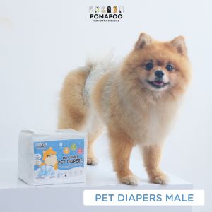 Pomapoo Pet Diapers - Popok / Diapers Kucing dan Anjing Jantan dan Betina POMAPOO Premium Berkualitas