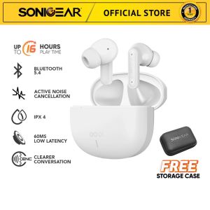 SonicGear TWS Q1 ANC Bluetooth 5.4 Wireless Earbuds with IPX 4 Splash Proof