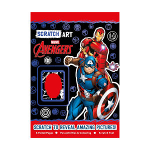 Marvel Avengers Giant Activity Book For Kids To Do Scratch Art