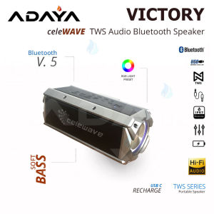 Speaker Bluetooth Stereo HiFi Audio Soft Bass TWS Series Celewave Victory CW 888