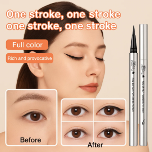 【FAMMY FAEY】 Eyeliner Gel Pen Is Not Easy to Smudge Not Easy to Waterproof Not Easy to Smudge Very Fine Beginners Students Affordable Color Eyeliner