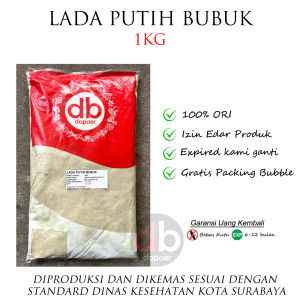 Merica Putih Bubuk 1kg | Lada Putih