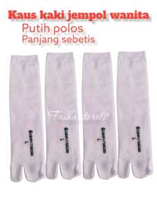 kaus kaki jempol wanita panjang sebetis/kaus kaki wanita jempol motif