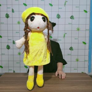 Đồ chơi búp bê Chibi váy tím gấu bông búp bê Chibi size lớn 60cm nhiều màu lông mịn cao cấp mẫu mới