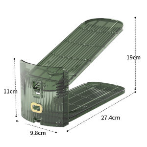 Double-layer Home Shoe Rack Adjustable Light Luxury Shoe Rack Shoe Cabinet Storage Rack Saves Space Simple Folding Shoe Holder