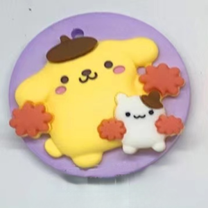 Cartoon Hand-Painted Plaster Painting Sanrio Charater Creativity Educationgal Toys