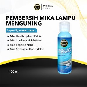 GARASI AGAN Headlamp Cleaner Pembersih Mika Lampu Mobil Motor Kaca Lampu Menguning Headlamp Polish