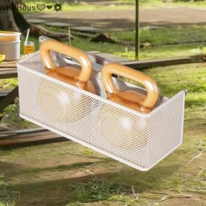 WP💓💛💖 Bedside Hanging Storage Basket Space Saving Multifunctional Metal Bedside Shelf For Hotel Office Dorm Bed & Bunk Bed Bedroom