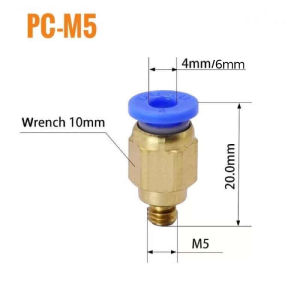 MPC Fitting Pneumatic PC drat M5 M6 M8 selang 4mm 6mm 8mm