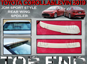 TOYOTA COROLLA & TOYOTA LEVIN 2019 JDM SPORT STYLE REAR WINDOW ROOF WING SPOILER ABS SKIRT LIP BODYKIT