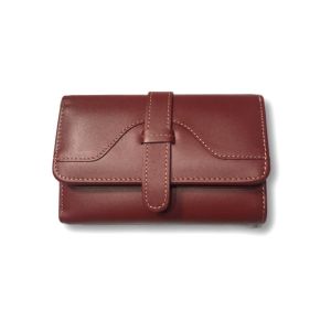 กระเป๋าสตางค์หนังวัวแท้ ขนาดกลาง 3 พับ มีหลายสี