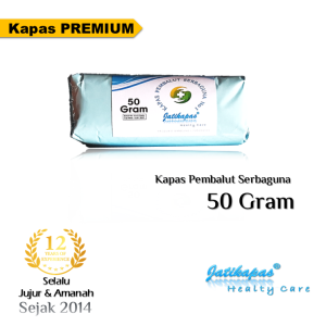 Kapas Gulung Kapas Pembalut Serbaguna Jatikapas Premium Ukuran Kecil per 3 pcs