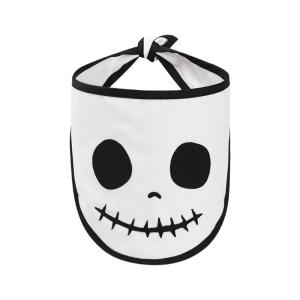 Dog Necktie Bandana Skull Pattern Halloween Accessories Comfortable Washable Polyester Pet Fashion Bib Scarf Party Wear