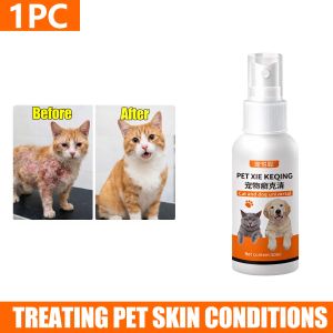 Pet Skin Care Spray Safe Gentle Formula Antifungal Relieve Itchy Skin Help Improve Fungal Discomfort For Dogs Cats Pet Daily Care