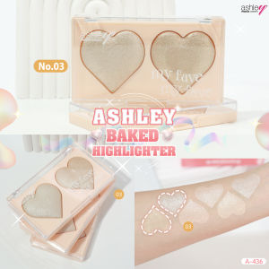 ASHLEY A-436 BAKED HIGHLIGHT แอชลีย์ ไฮไลท์ชิมเมอร์ เผยผิวสวยใสฉ่ำโกล์ว ดูมีมิติ สวยสุขภาพดี