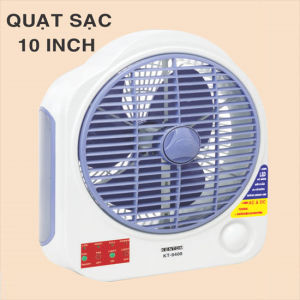 QUẠT SẠC- ĐÈN SẠC QUẠT TÍCH ĐIỆN ĐA CHỨC NĂNG KT-9400 BÌNH ẮC QUY AN TOÀN BÌNH SỬ DỤNG 8-10 TIẾNG QUẠT MÁT HÀNG CÓ SẴN GỬI HÀNG TRONG NGÀY(Hàng chính hãng KENTOM)