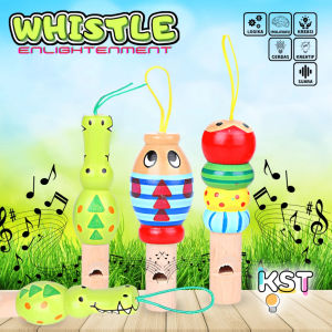 [KST] Mainan Edukasi Musik Anak Mainan Animal Whistle Kayu Kado Ulang Tahun Anak Laki Laki
