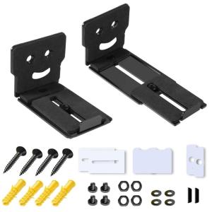 Smooth Glidings Soundbar Mounting Track Universal Metal Bracket System For Home Theater Speaker Positioning