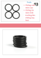 Gioăng cao su oring chịu nhiệt, gioăng cao su tròn, ron cao su NBR, vòng đệm cao su chiụ dầu 3.5mm, an toàn và thân thiện với môi trường. 