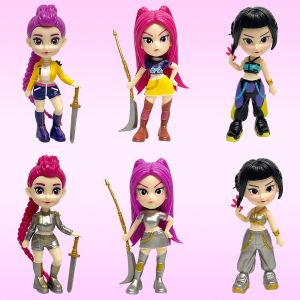 Kpop Devil Hunter Rumi Zoe Mira Anime Polyvinyl Chloride Character Collection Desktop Trinkets Childrens Gift Collectibles