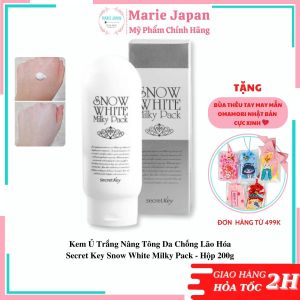Kem Ủ Trắng Da Secret Key Snow White Milky Pack 200g