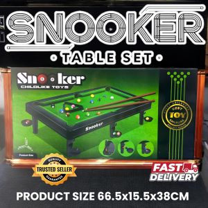 SNOOKER TABLE SET TOYS FOR CHILDREN PLAY INDOOR AND OUTDOOR SPORT HOBBIES