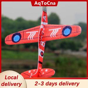 [COD] AqToCna Ship within 24 hours 19cm Hand Throw Flying Glider Planes Foam Airplane Party Bag Fillers Kids Toys