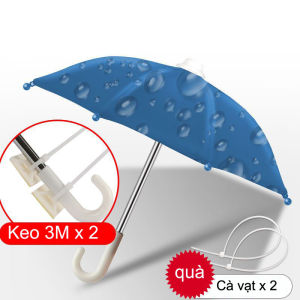 kẹp dán điện thoại trên xe keo 3M có pát gắn dù LAZYL