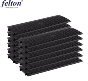 [6pcs/ 12pcs]Felton Heavy Duty Drain Cover Penutup Longkang High quality UV Protection FDR390 Tutup Longkang Plastik Cover Outdoor