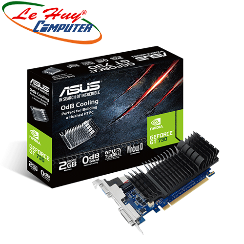 Card màn hình - VGA ASUS GT730-SL-2GD5 BRK Chính Hãng