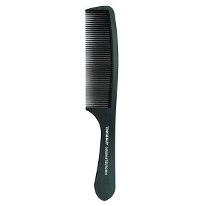 TONI&GUY หวีผมซี่ถี่สำหรับพกพา รุ่น 0512 กว้าง 3.2 ยาว 19.2 สูง 0.3 ซม. น้ำหนัก 11 กรัม ช่าางตัดผมมืออาชีพ ซาลอน – สีดำ