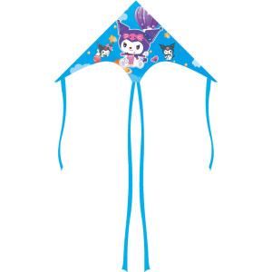 Kite  Childrens kite  Curved edge triangular ventilating kite Double-tailed kite บินกับสายลม