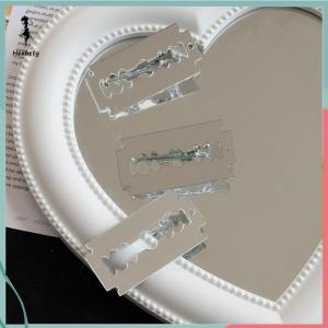 FUJIAS2🦋 Funny Creative Acrylic Simulated Blade Hairpins For Girls Lovely Headwear Fashion Light Luxury Hairpin Adorable Hair Clips