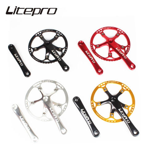 Litepro Bicycle Crankset Integrated Single Crankset Crank 45T 47T - Main Image