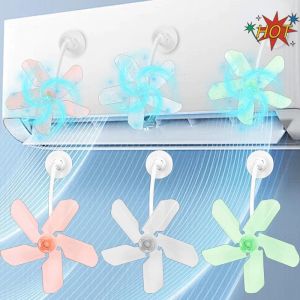 3PCS Air Conditioner Exhaust Fan Suction Cup Air Vent Deflector Anti Direct Blowing Wind Shield Fan
