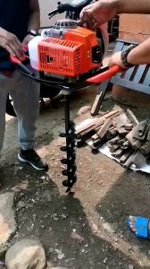 Branded NETTO earth auger 63cc with 3Drillbits