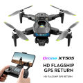 [Ready Stock] XT505 Drone GPS Positioning Drone with Camera 4K HD Aerial Photography Optical Flow Brushless Motor Foldable with 5GHz FPV Rc Drone. 