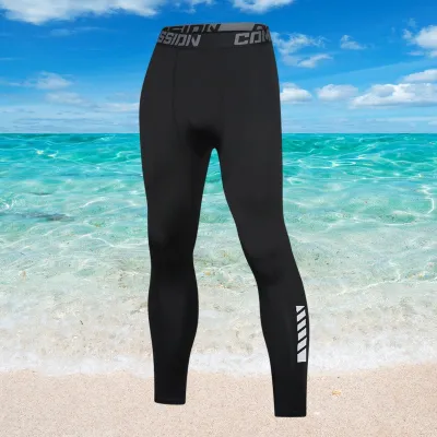 Seastina Loại Dài Nam Quần bơi Quần bơi áo quần lặn chống ánh nắng mặt trời lướt sóng lặn biển suối nước nóng