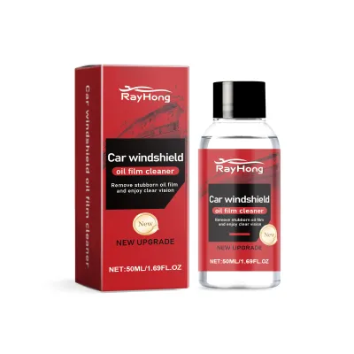 Rayhong Oil Film Remover Water Spot Cleaning Car Window Cleaning Car Glass Water Spots Remover Instant Cleaning Car Glass Oil Film Removing Solution Anti Dirt Auto Glass Cleaner Spray Glass Film Removal Cream Oil Film And Water Spot Cleaning Solution