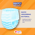 HAPPY Baby Pants Diapers XXXL 48 + 6 pieces. 
