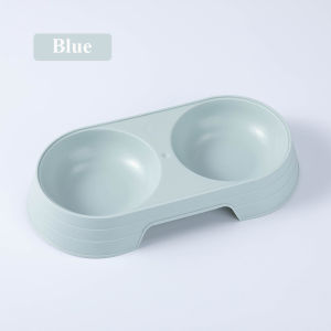 Pet Bowl Double  Cat Bowl Dog Food Water Feeder Pet Drinking Dish Feeder Cat Puppy