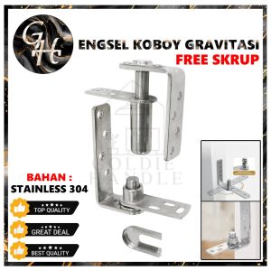 Engsel Koboi Coboy Pintu Gravitasi Rumah Dapur Swing Door Adjustable Closing Angle