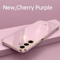 Samsung A56 5G 2025 Case For Samsung Galaxy A36 A16 A26 A56 5G SamsungA36 A 36 TPU Phone Casing Back Cover Shockproof Bumper Luxury Plating Straight Edge Soft Flexible All Include. 
