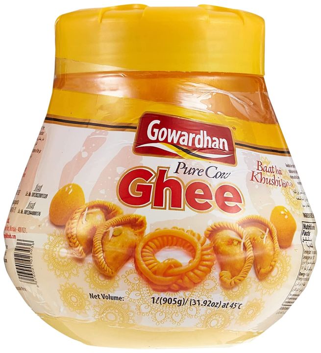 Minyak Samin Gowardhan Pure Cow Ghee 1 liter / Jar | Lazada Indonesia